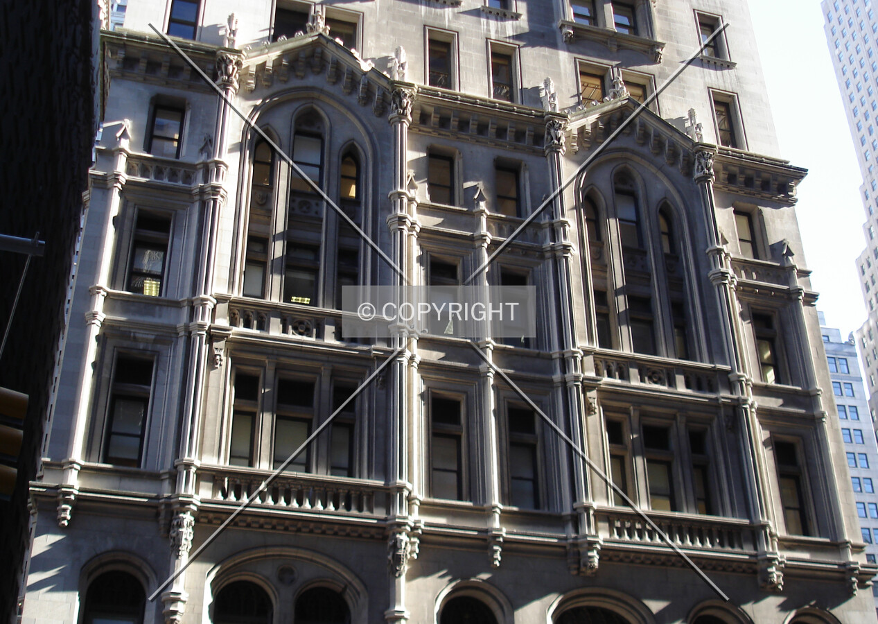 Facade along Trinity