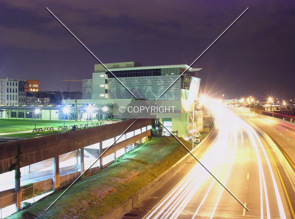 View from the east over Interstate-64