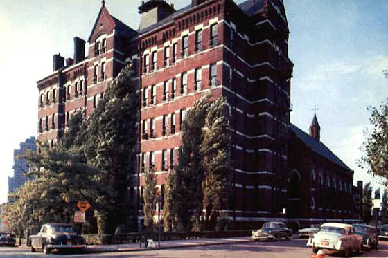 Vintage view from the southeast