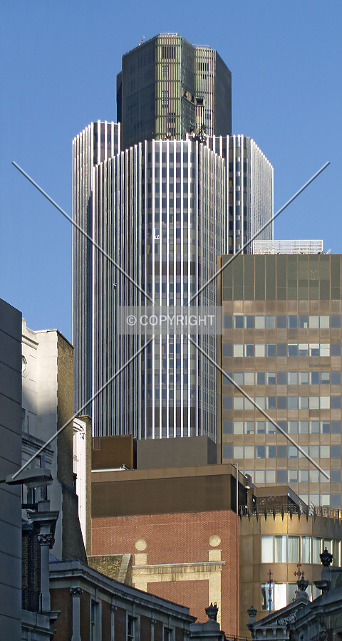 Top floors as seen from the south