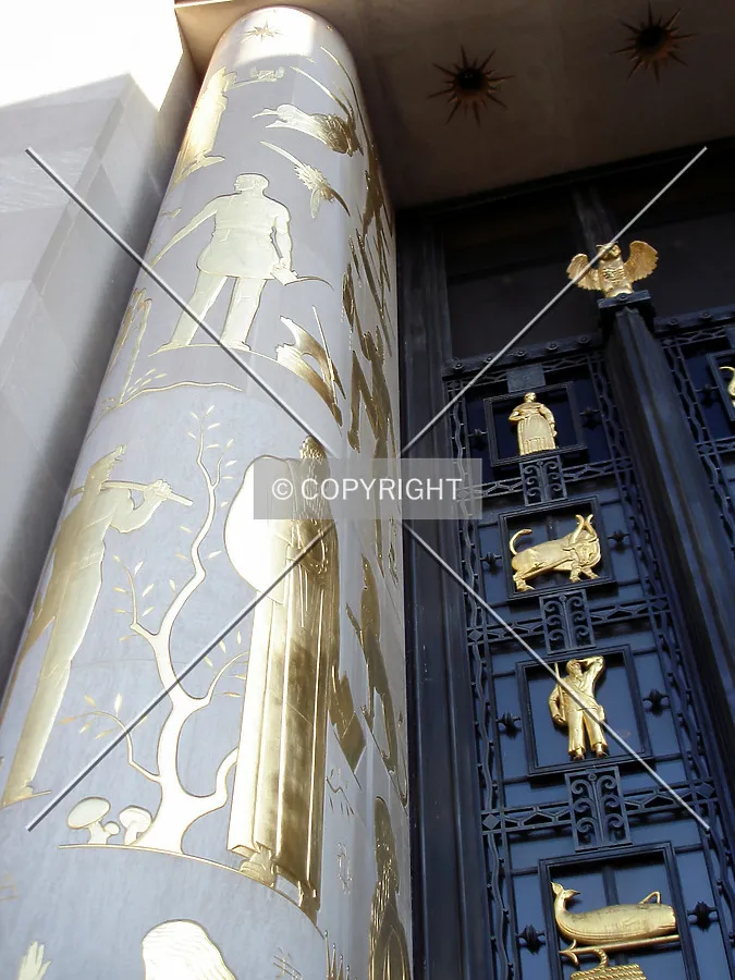 Art at the entrance area
