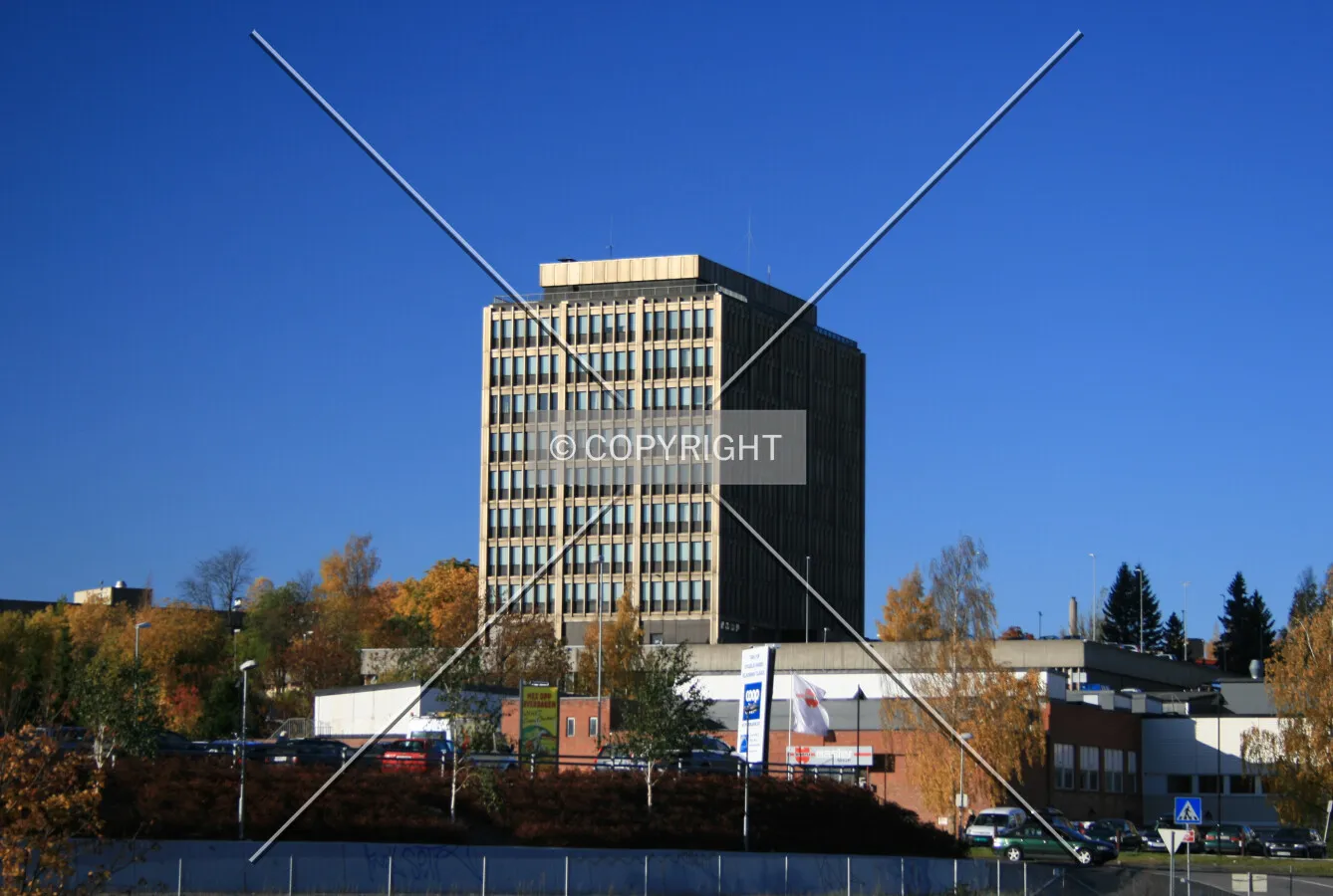 View from the southeast
