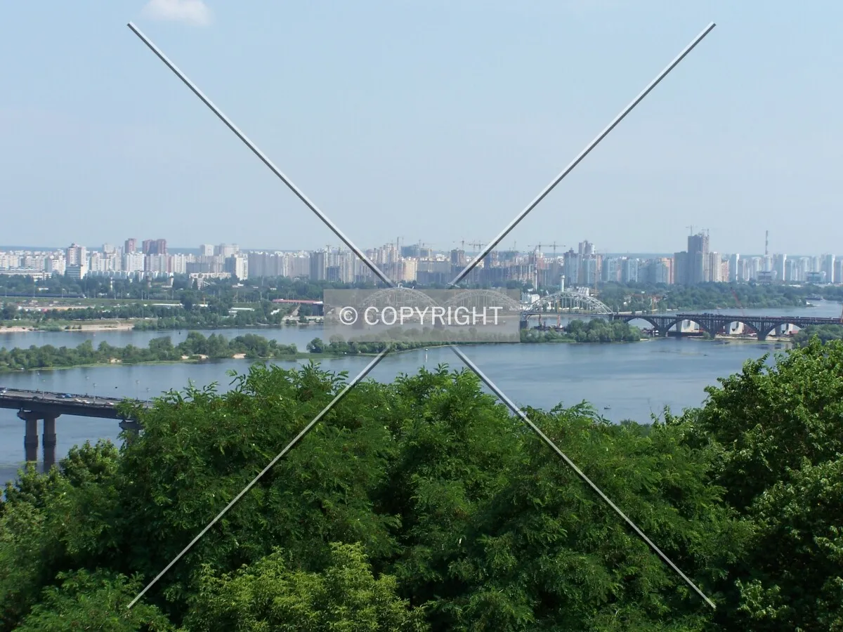 View across the Dniepro