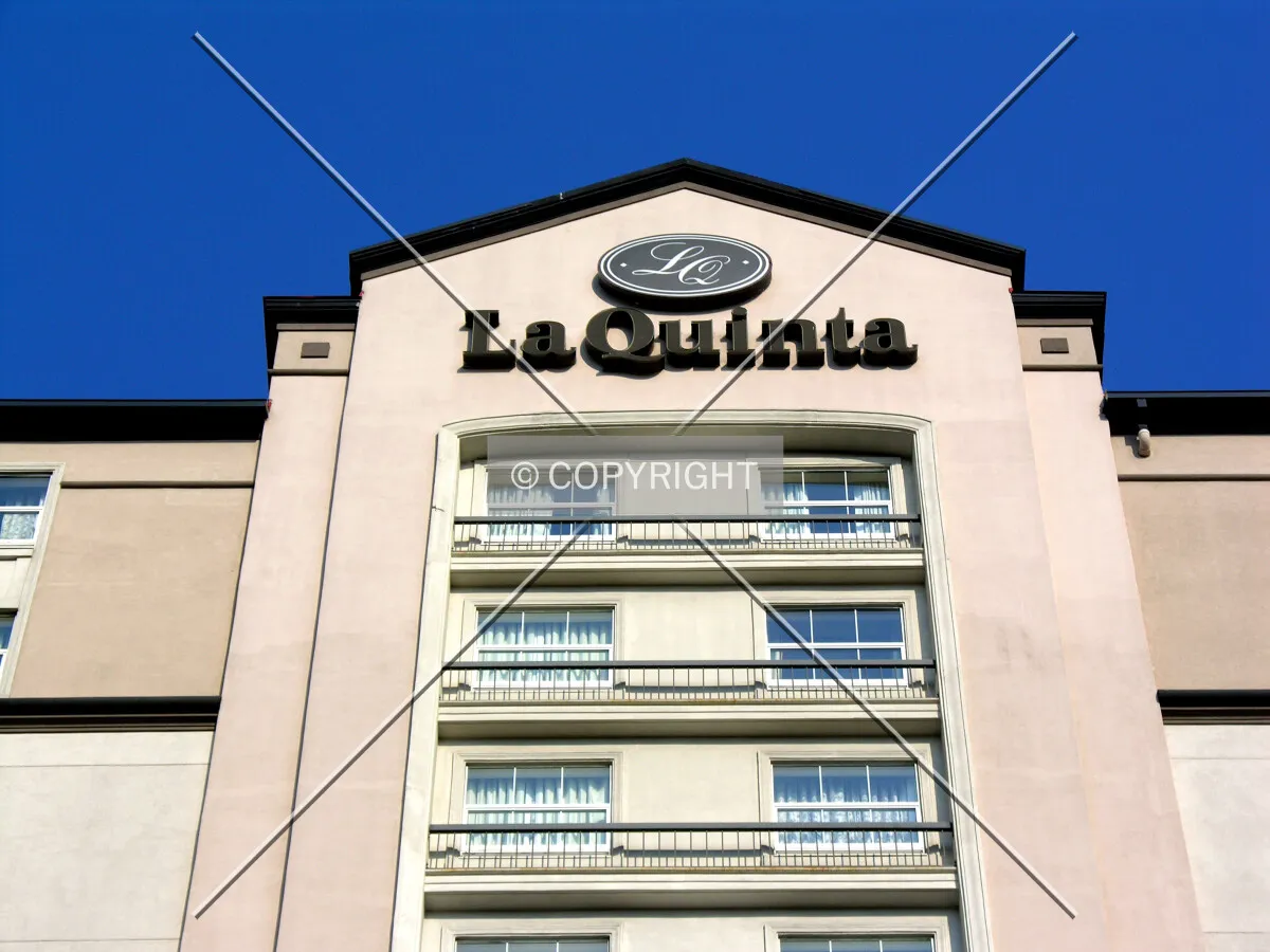 Signage atop the eastern side