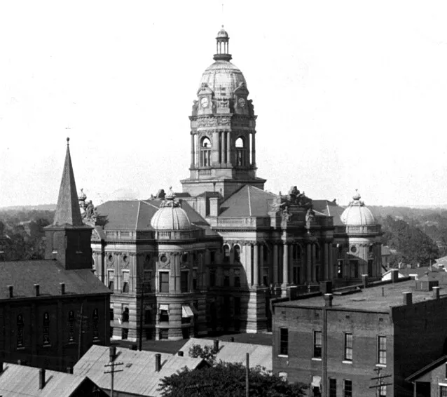 Vintage view from the south