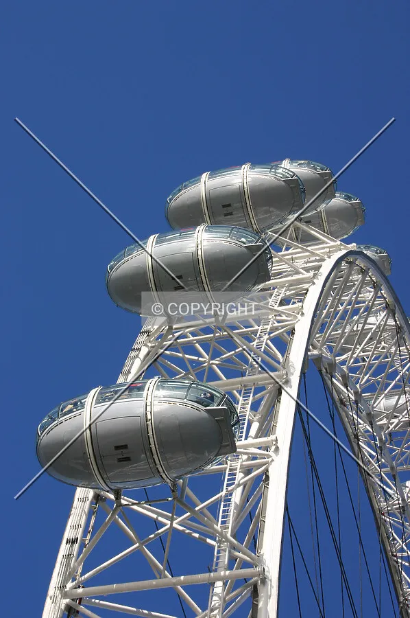 Capsules glinting in the sunlight