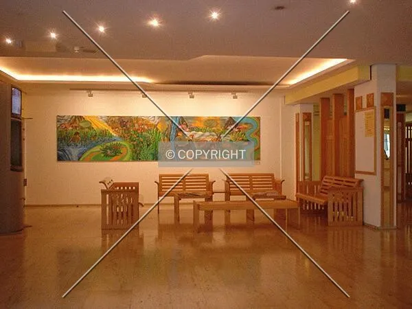 Waiting area of the building