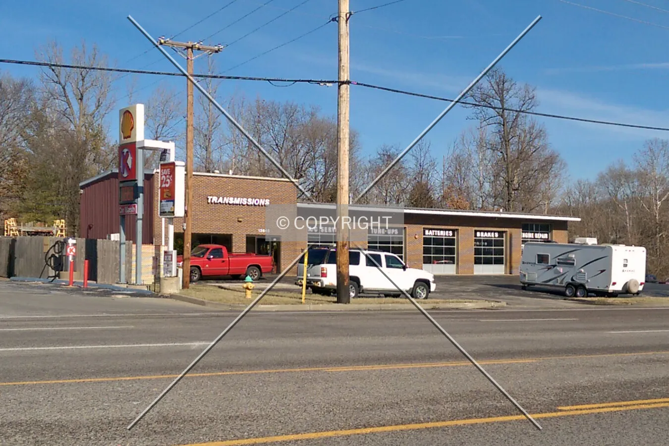 View from the southwest; January 13, 2015