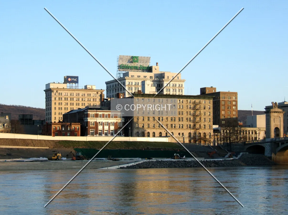 Downtown from the northwest