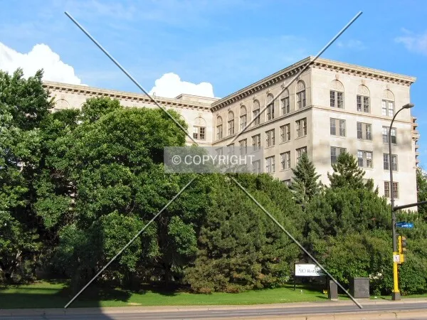 Upper floors from the west across Hennepin/Lyndale Avenues