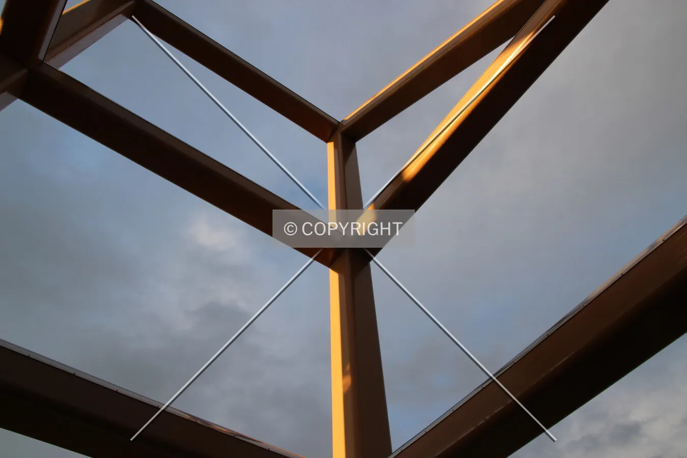 Framework on top of building