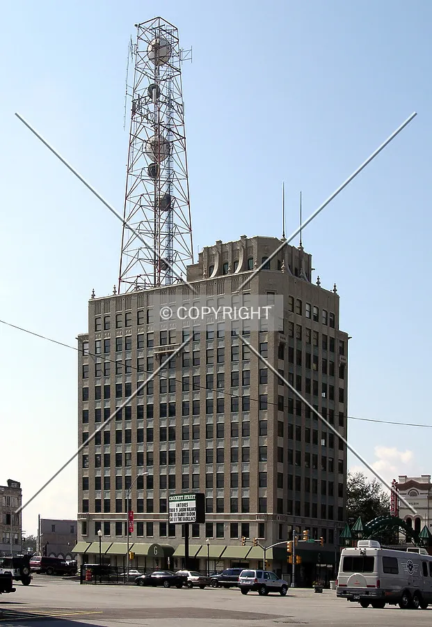 Looking northwest from Bowie Street