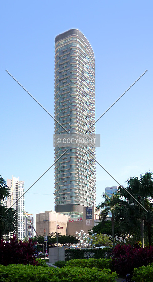 View from Petronas Tower entrance plaza