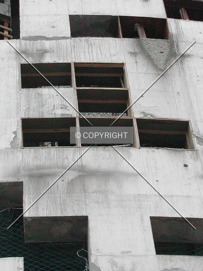 Close-up view of some windows