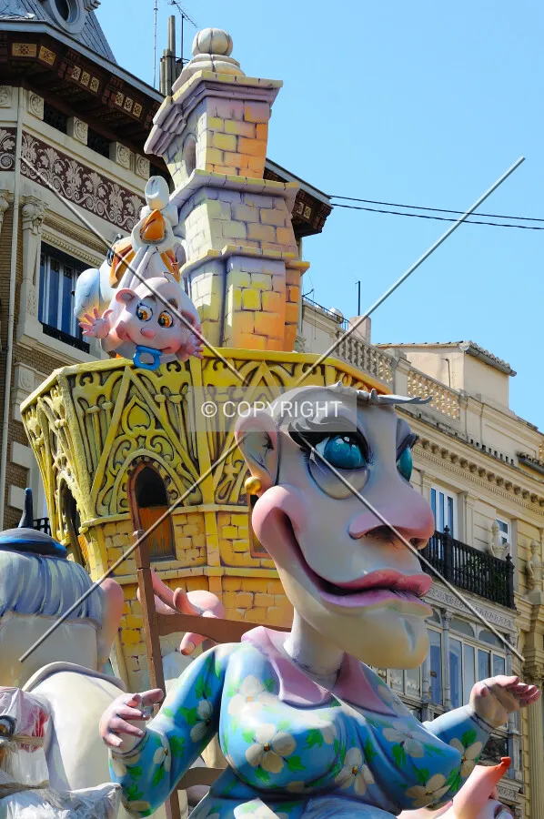 Ninot in the streets of Valencia