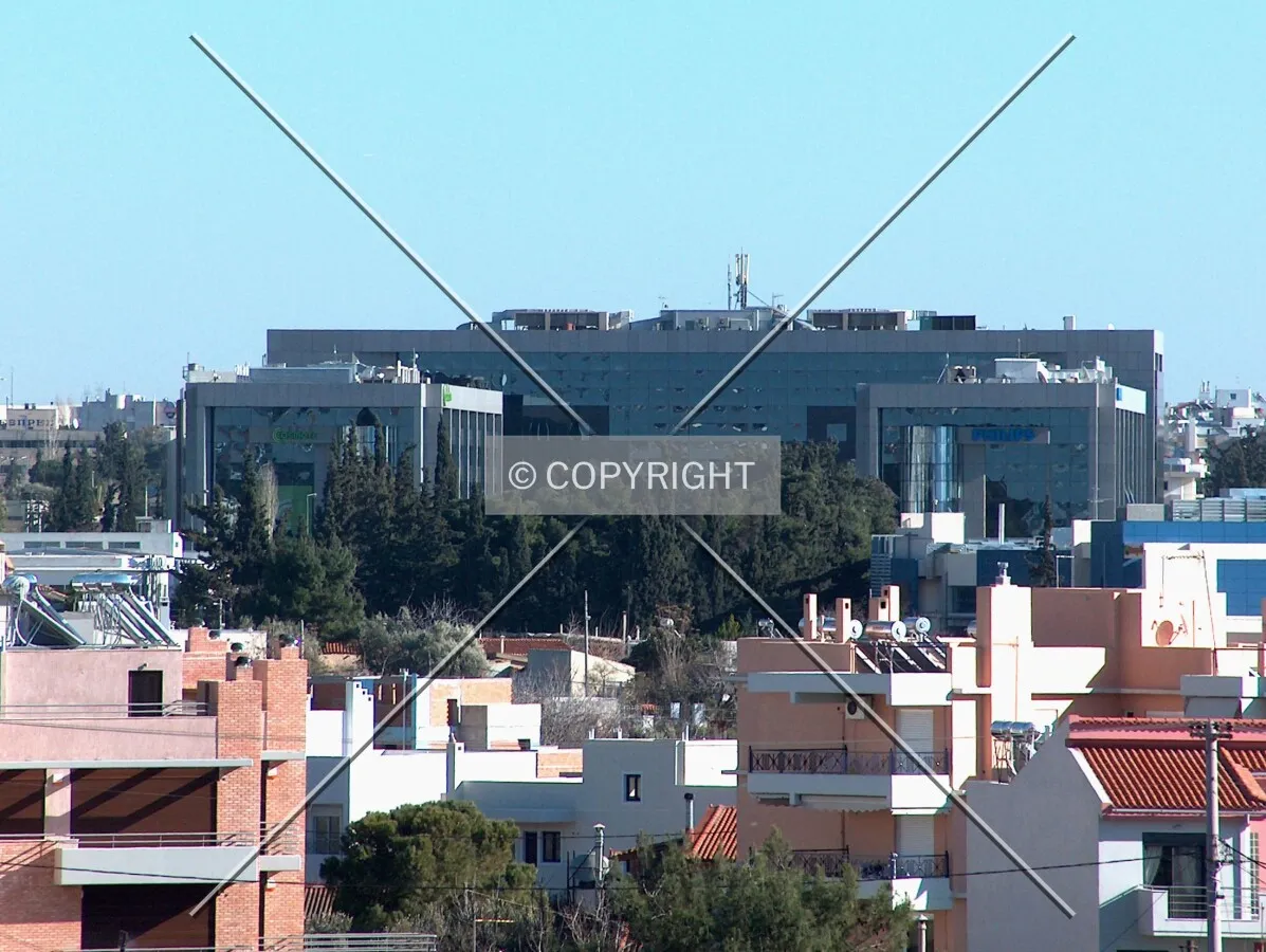Distant view from the Mall Athens