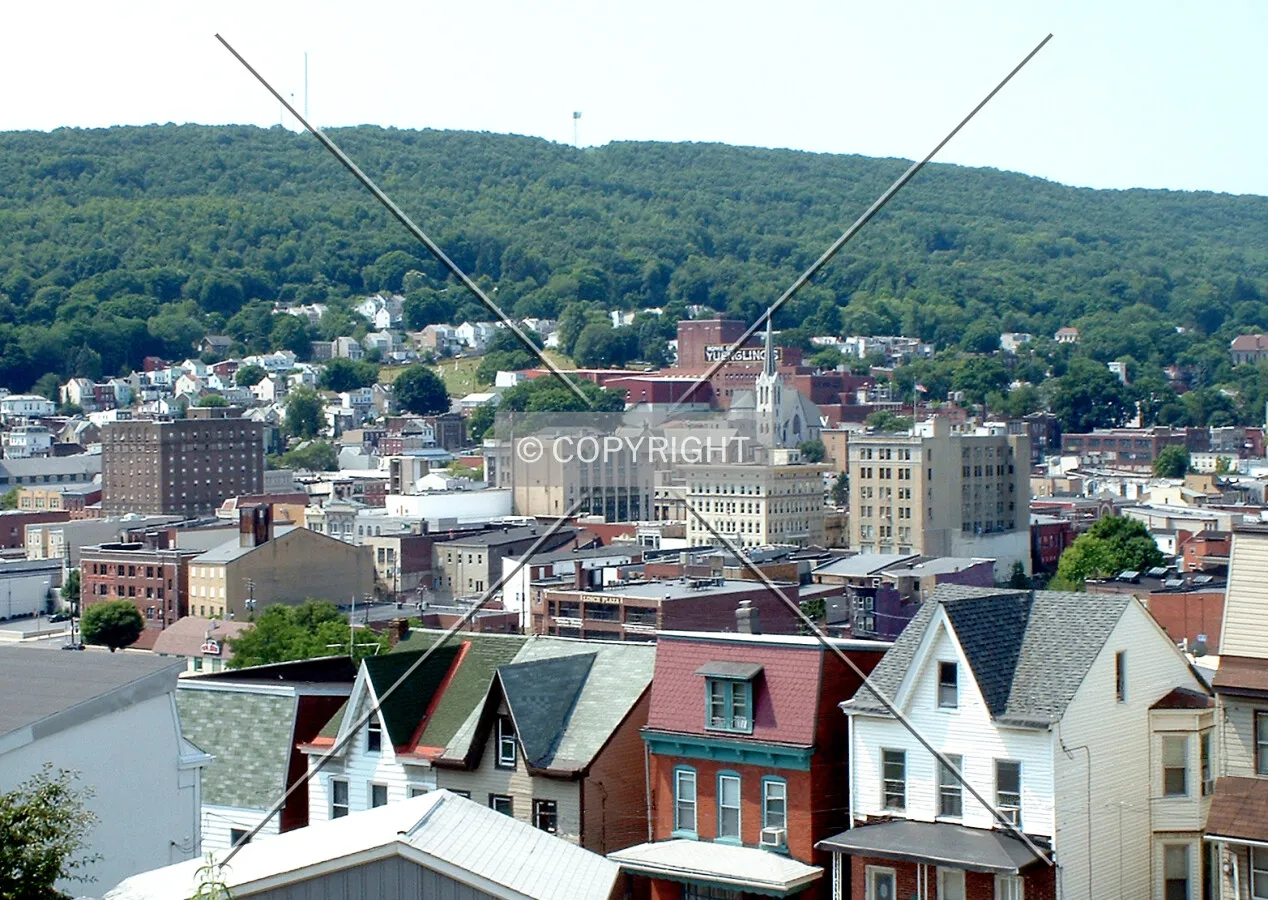 View from the northeast