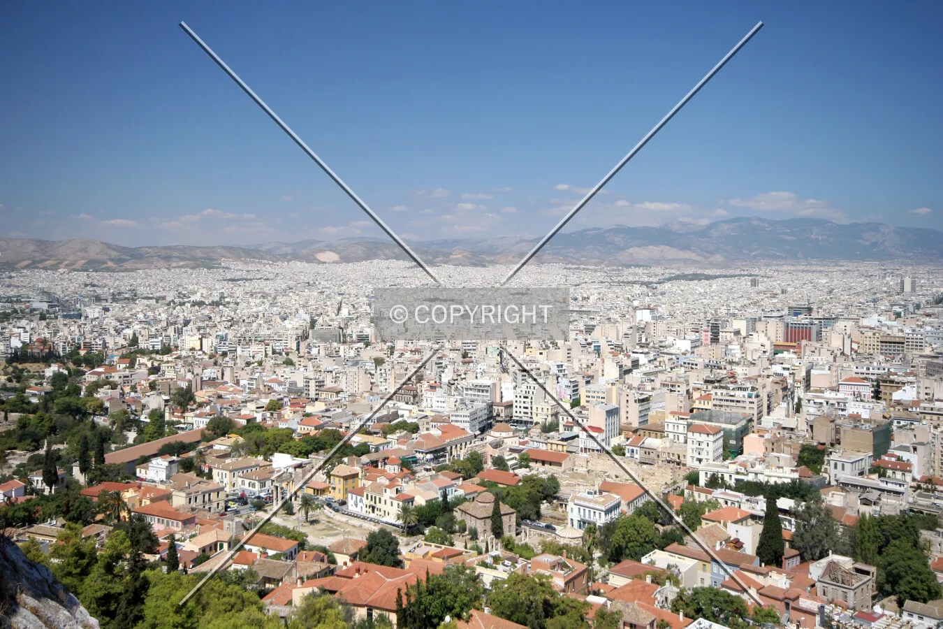 As seen from the Acropolis