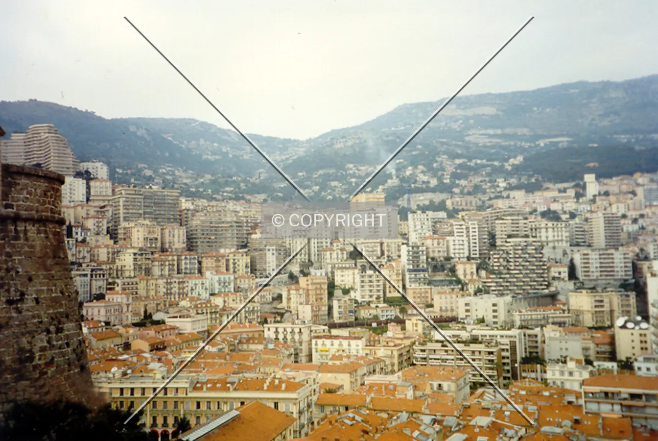 Looking north from Monaco-Ville