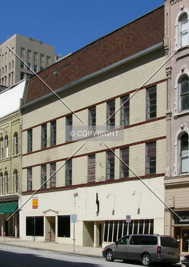 From the southwest across North Broadway