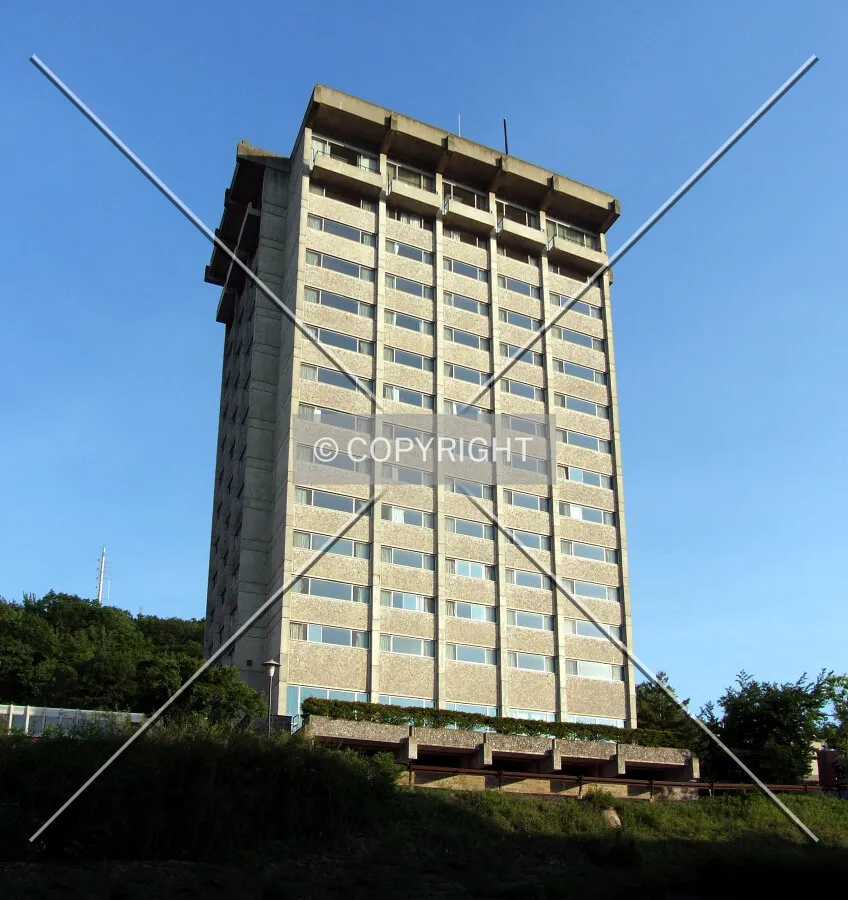 View from the northeast