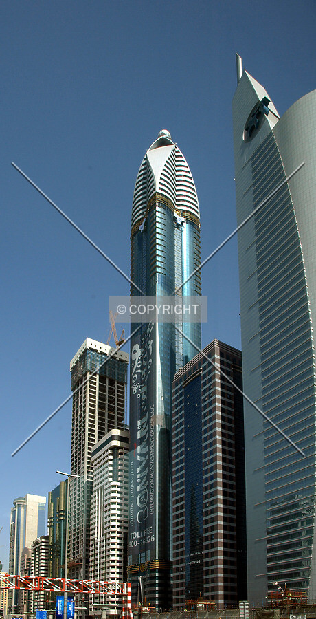 Looking northeast from Sheikh Zayed Road