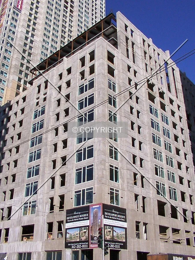 Garage with skyhomes on top