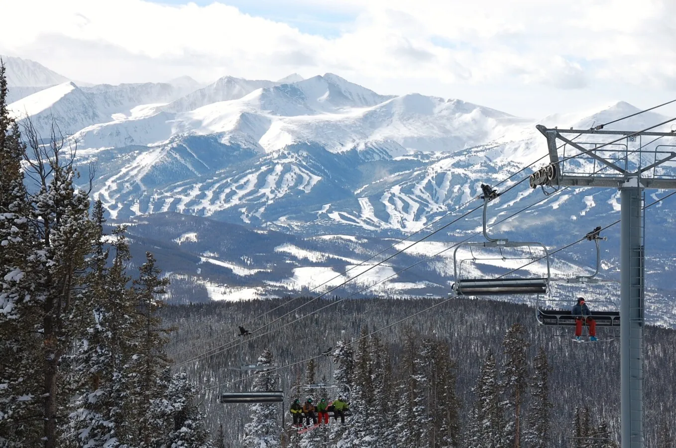 Breckenridge Ski Area in the distance