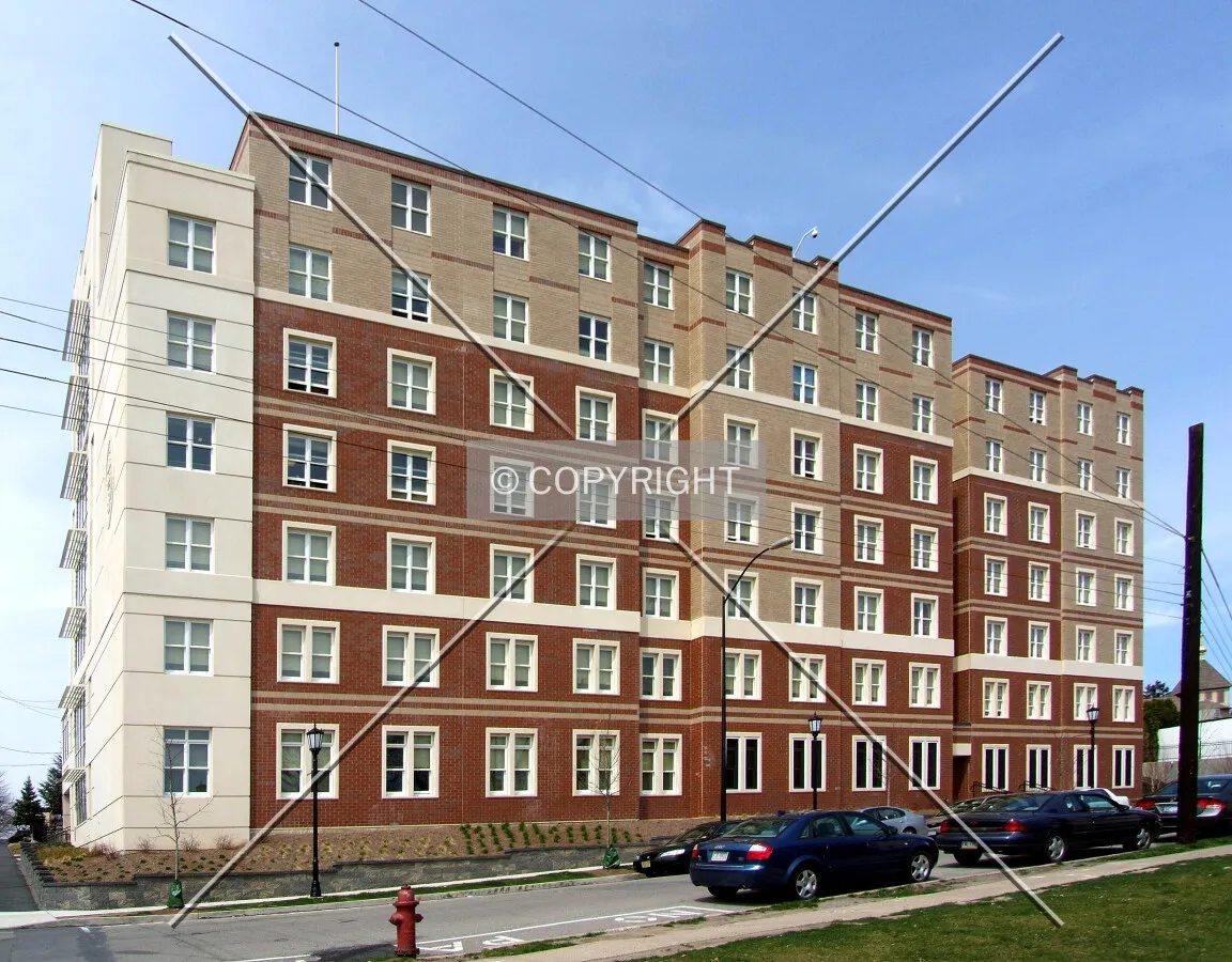 View from the southeast