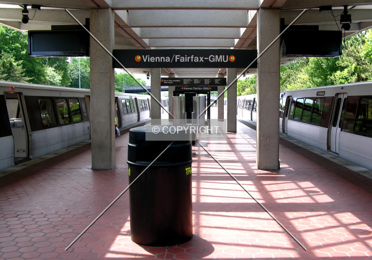 Looking west along the platform