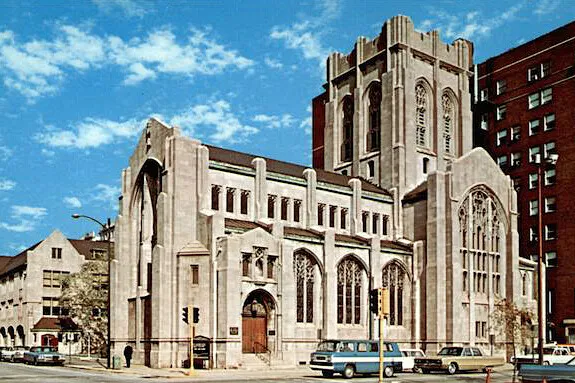 Vintage view from the southwest
