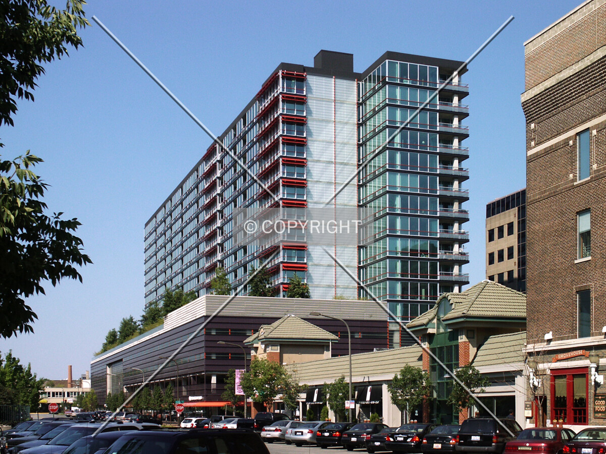 Looking north on Benson Avenue