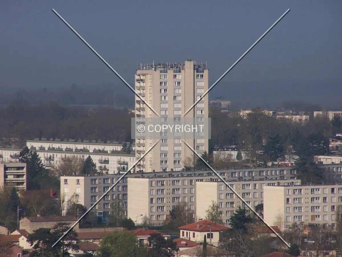 Vue depuis le centre-ville