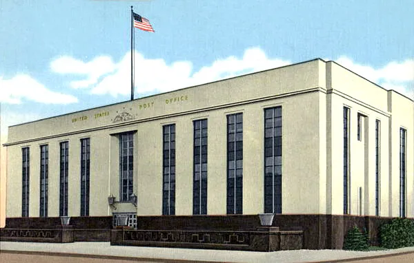 Vintage view from the southwest