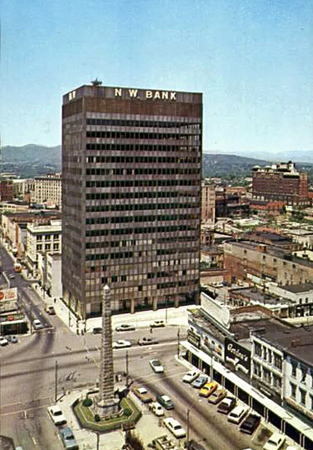 Vintage view from the east
