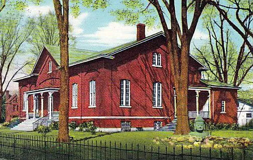 Vintage view from the southeast
