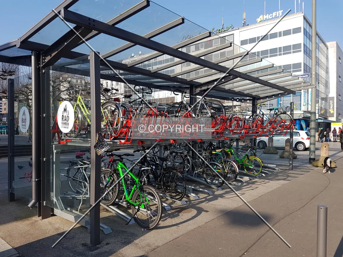 Bicycle parking structure
