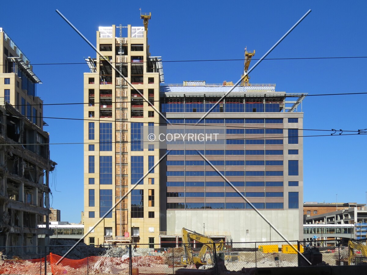 View to the north from 5th Street South