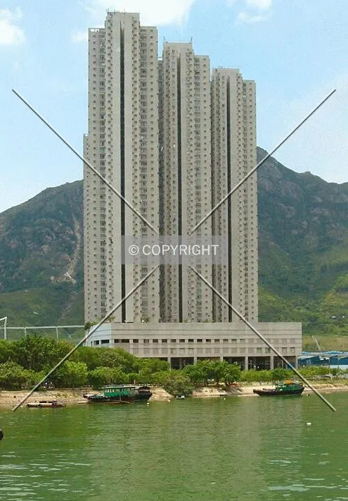 Project from the opposite river bank