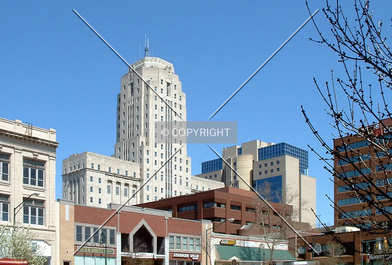 View northeast from Penn Square
