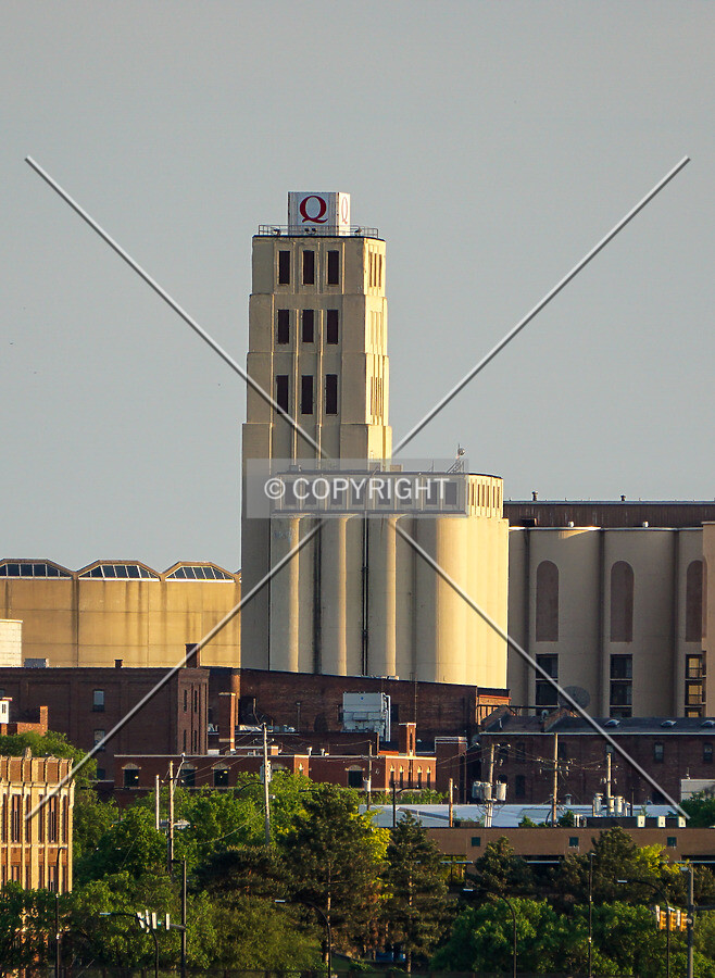 Distant view from the northwest; May 24, 2020