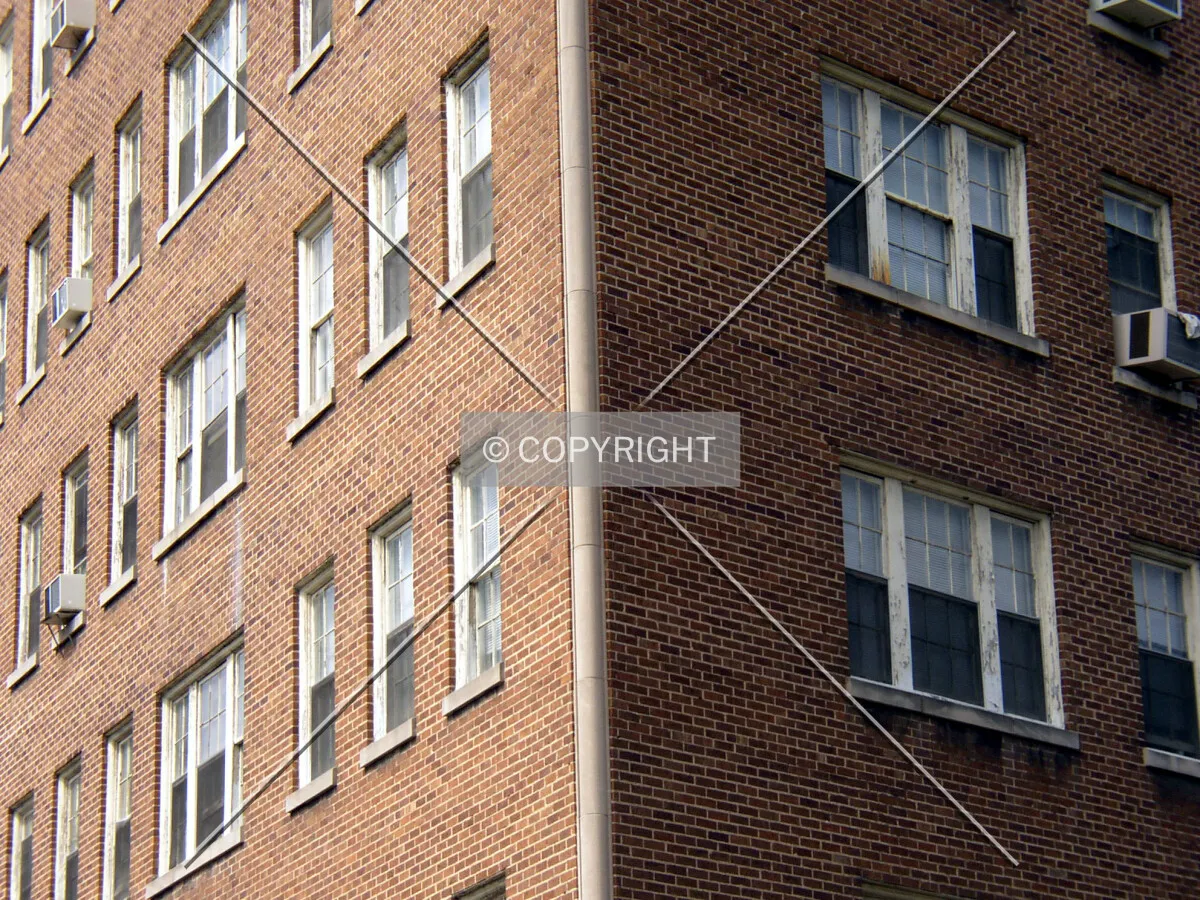 Detail of the facade on the southeast corner