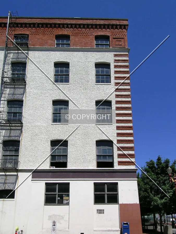 Partial view of the southern facade
