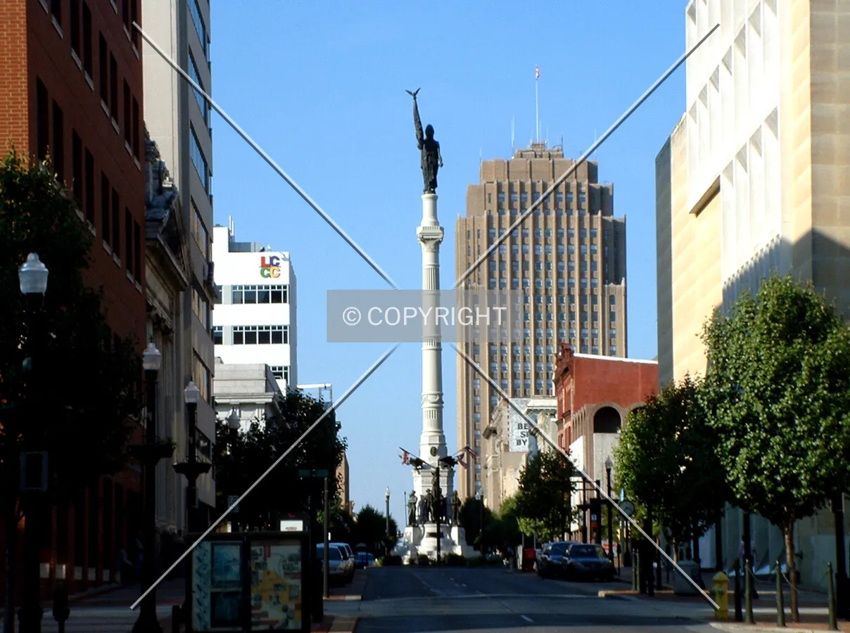 View from the northeast along Hamilton Street