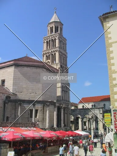 The neo-Romanesque tower