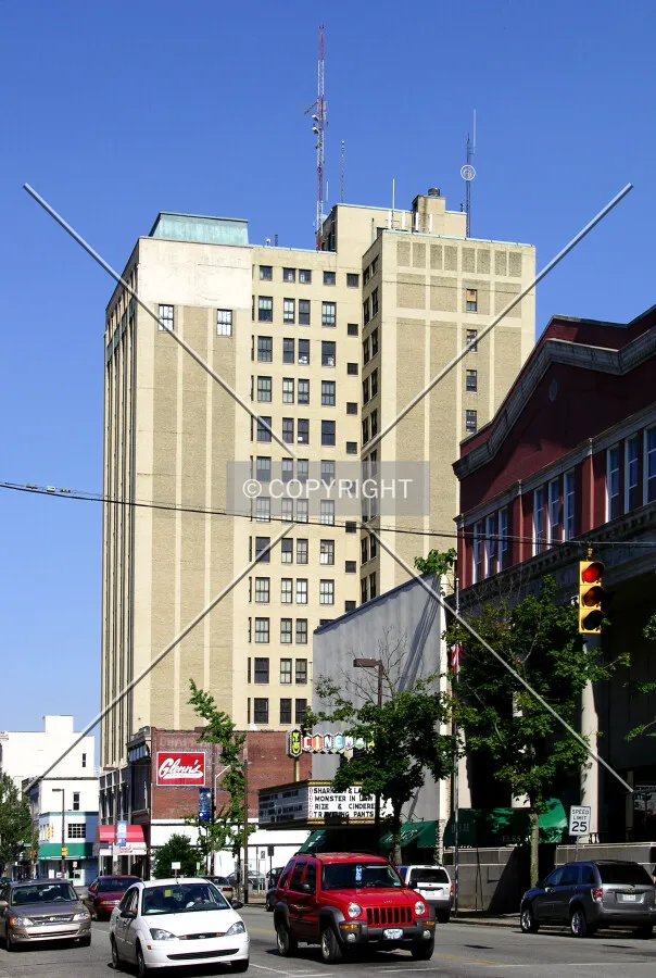 Looking east from 4th Avenue