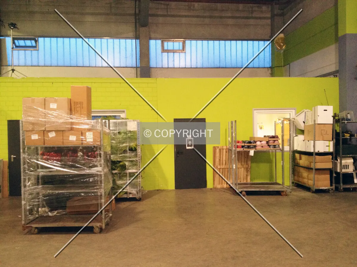 Office space in a warehouse building