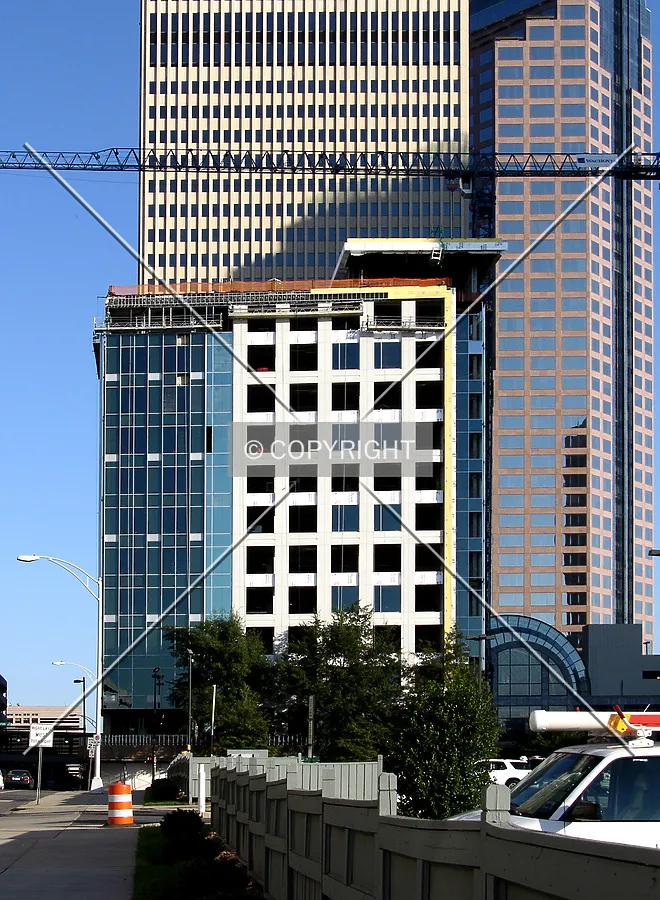 Looking east from West 3rd Street