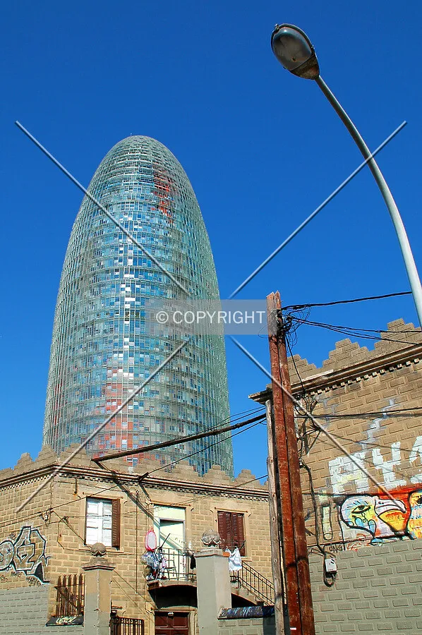 As seen from Carrer de Badajoz