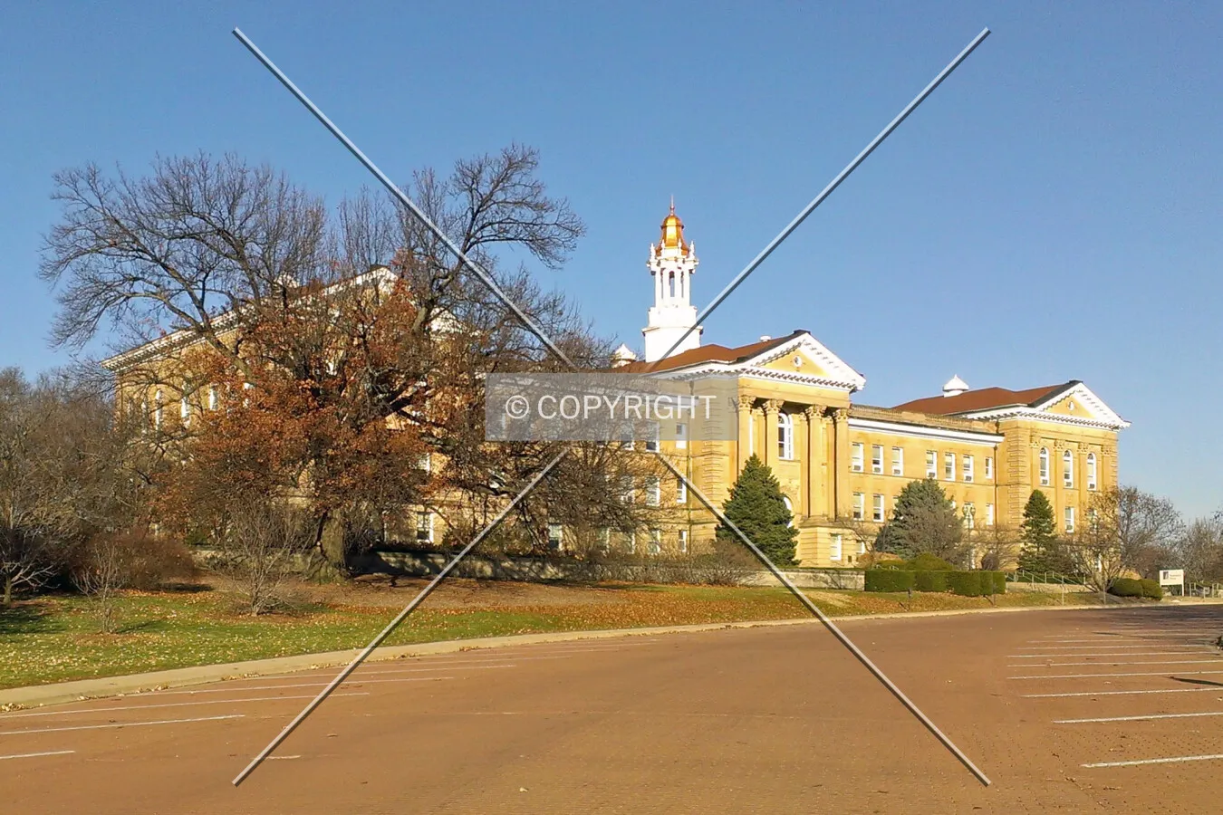 View from the southwest; November 30, 2013